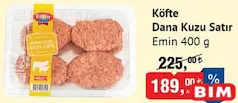 EMİN KÖFTE DANA KUZU SATIR 400 G EMİN KÖFTE DANA KUZU SATIR 400 G